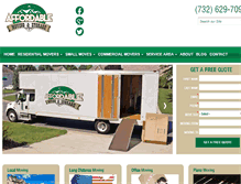 Tablet Screenshot of affordablemovingstorage.com